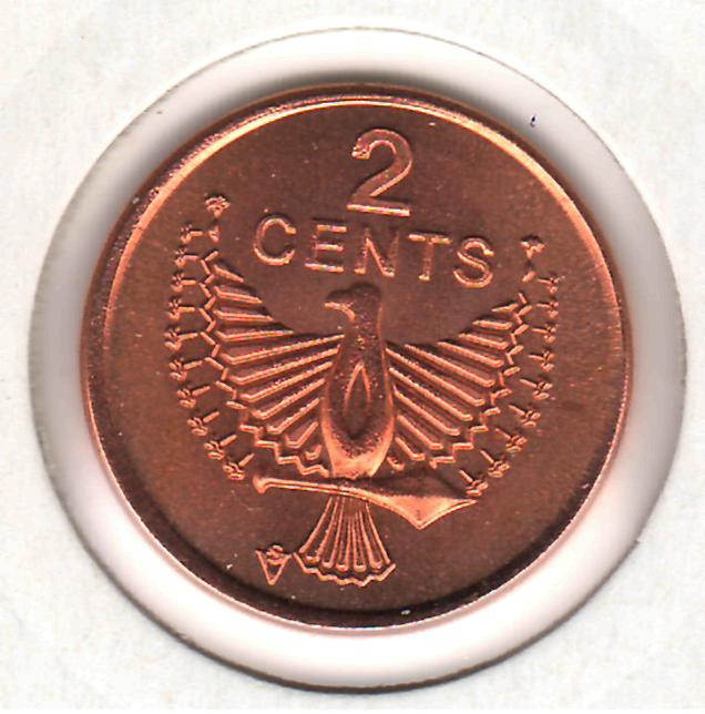 Коллекционная монета Соломоновые острова 2 цента 2006 UNC (KM#25)