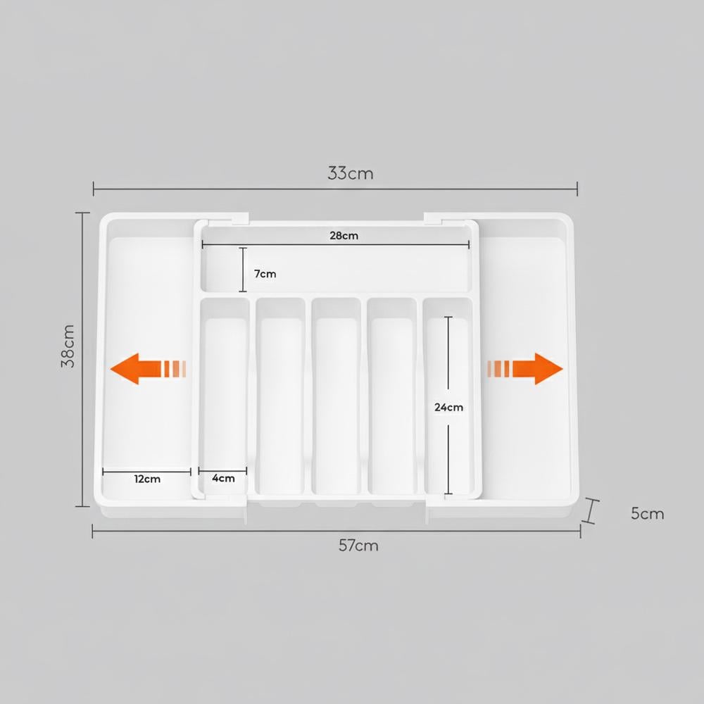 Кухонный лоток для столовых приборов и принадлежностей Белый (ORSTPR-WHT-1392) - фото 6 Кухонный лоток для столовых приборов и принадлежностей Белый (ORSTPR-WHT-1392) - фото 6