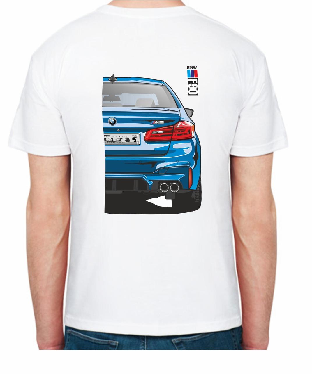 Футболка чоловіча Avtolife BMW F90 MotorSport FR 307590 XXL Білий (2494944226) - фото 2 Футболка чоловіча Avtolife BMW F90 MotorSport FR 307590 XXL Білий (2494944226) - фото 2