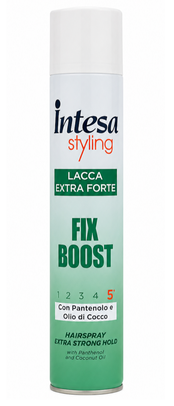 Лак для волосся Intesa Styling екстрасильної фіксації Fix Boost 500 мл (37524861)