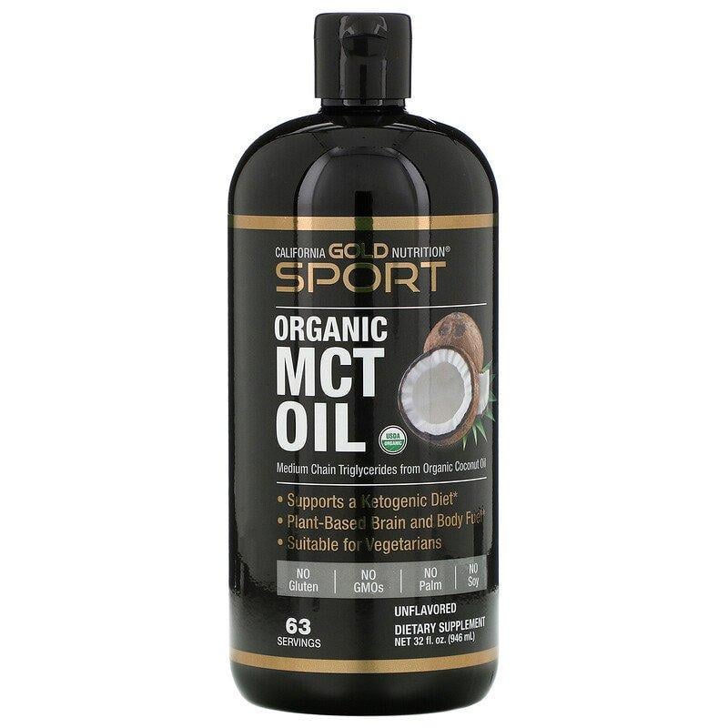 Органічна олія МСТ California GOLD Nutrition Organic MCT Oil 946 мл (1342020674) - фото 1