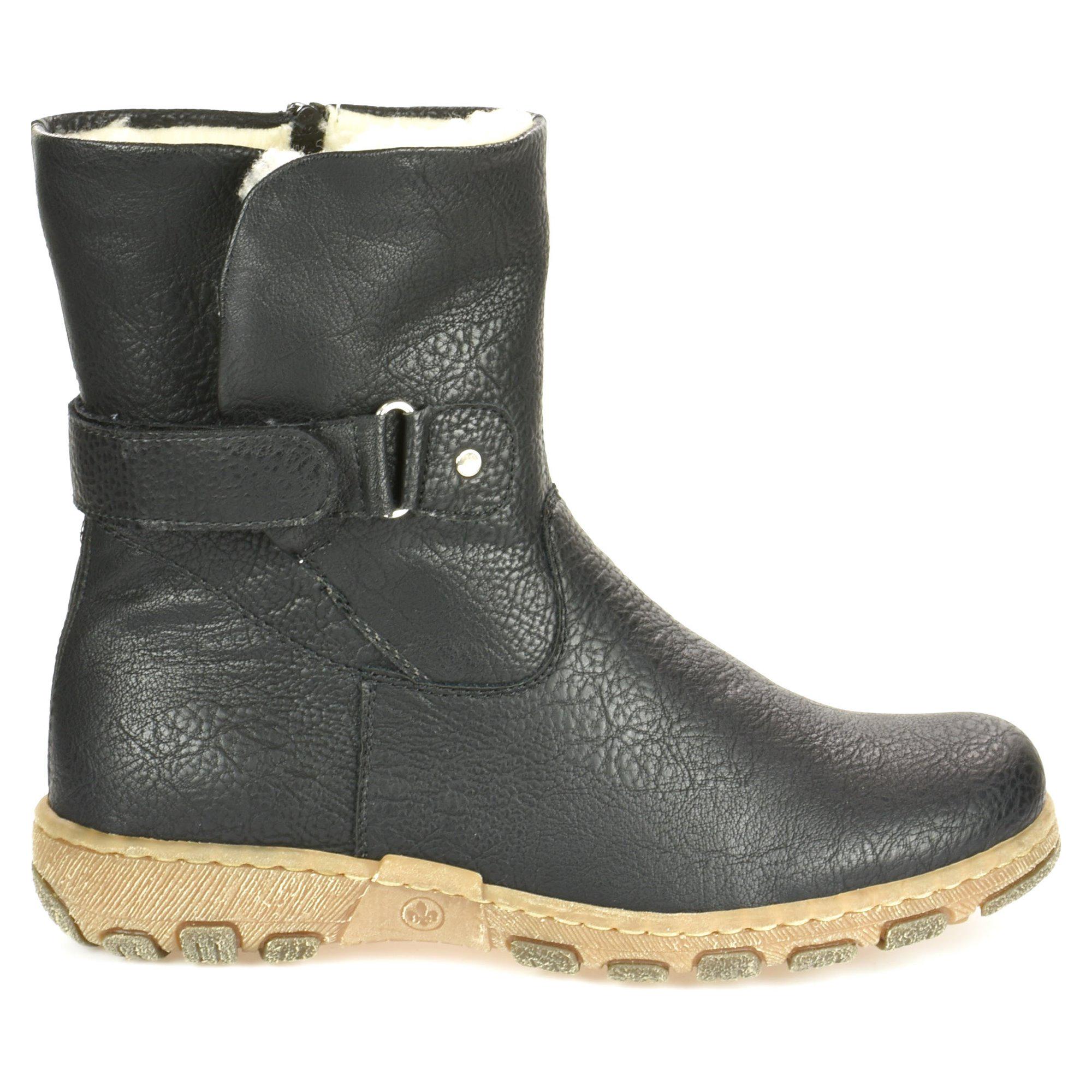 Напівчоботи жіночі зимові Rieker р. 40 Чорний (011116-40) - фото 6