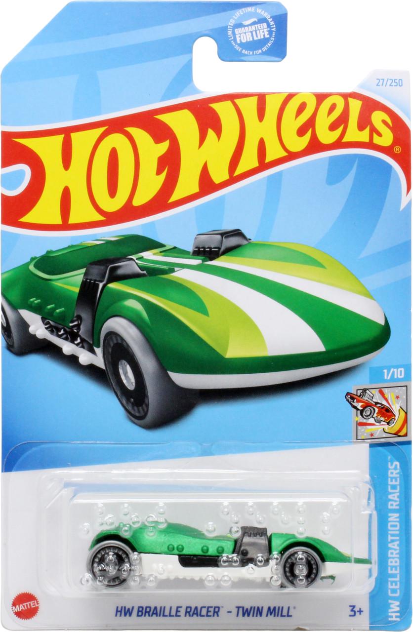 Игрушечная машинка Hot Wheels HW Braille Racer Twin Mill 2024 Celebration Racers №27 (HTC99)