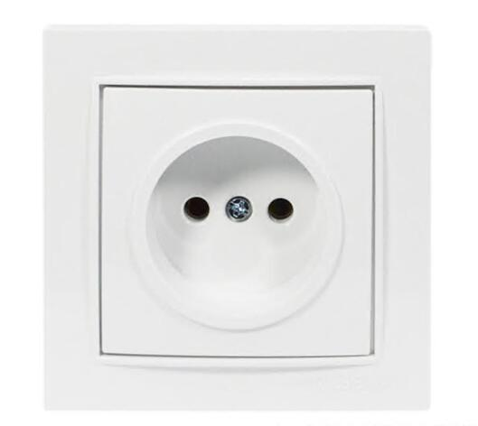 Розетка одинарна без заземлення Nilson Thor Білий (00000004090)