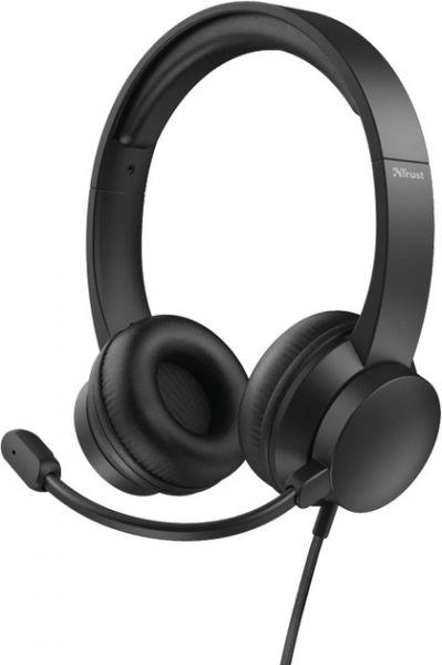 Наушники Trust Rydo On-Ear USB Headset Black (24133)