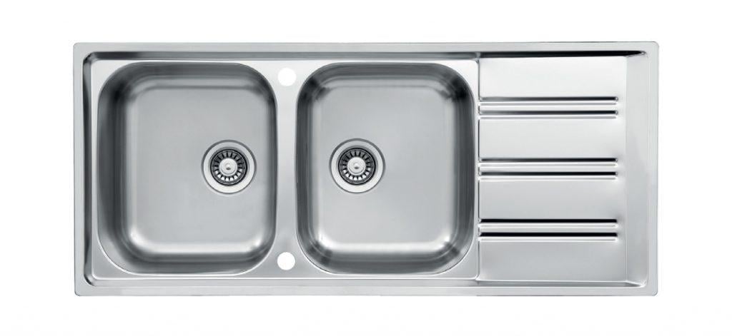 Мойка кухонная Ukinox LNP 1160.500 20 GT 7K полированная