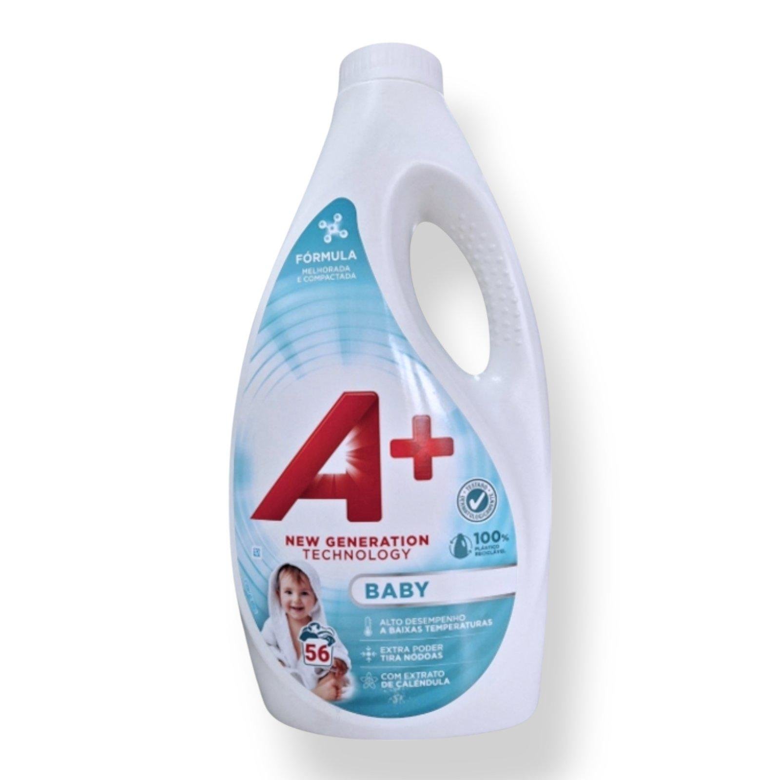 Гель для стирки A+ Baby для детского белья 56 стирок 2,464 л