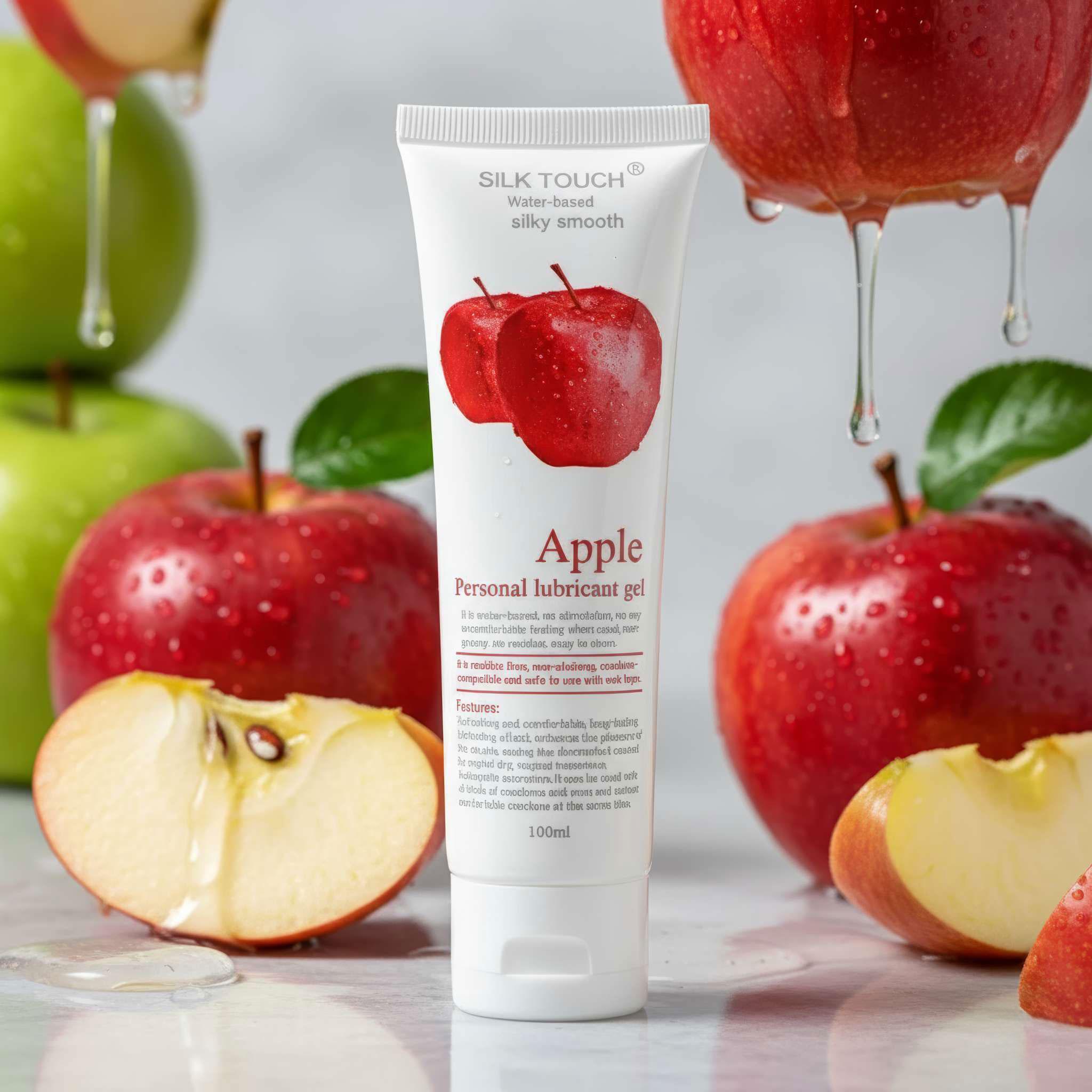 Гель-лубрикант интимный увлажняющий Silk Touch с ароматом яблока 100 мл (K000519) Гель-лубрикант интимный увлажняющий Silk Touch с ароматом яблока 100 мл (K000519)