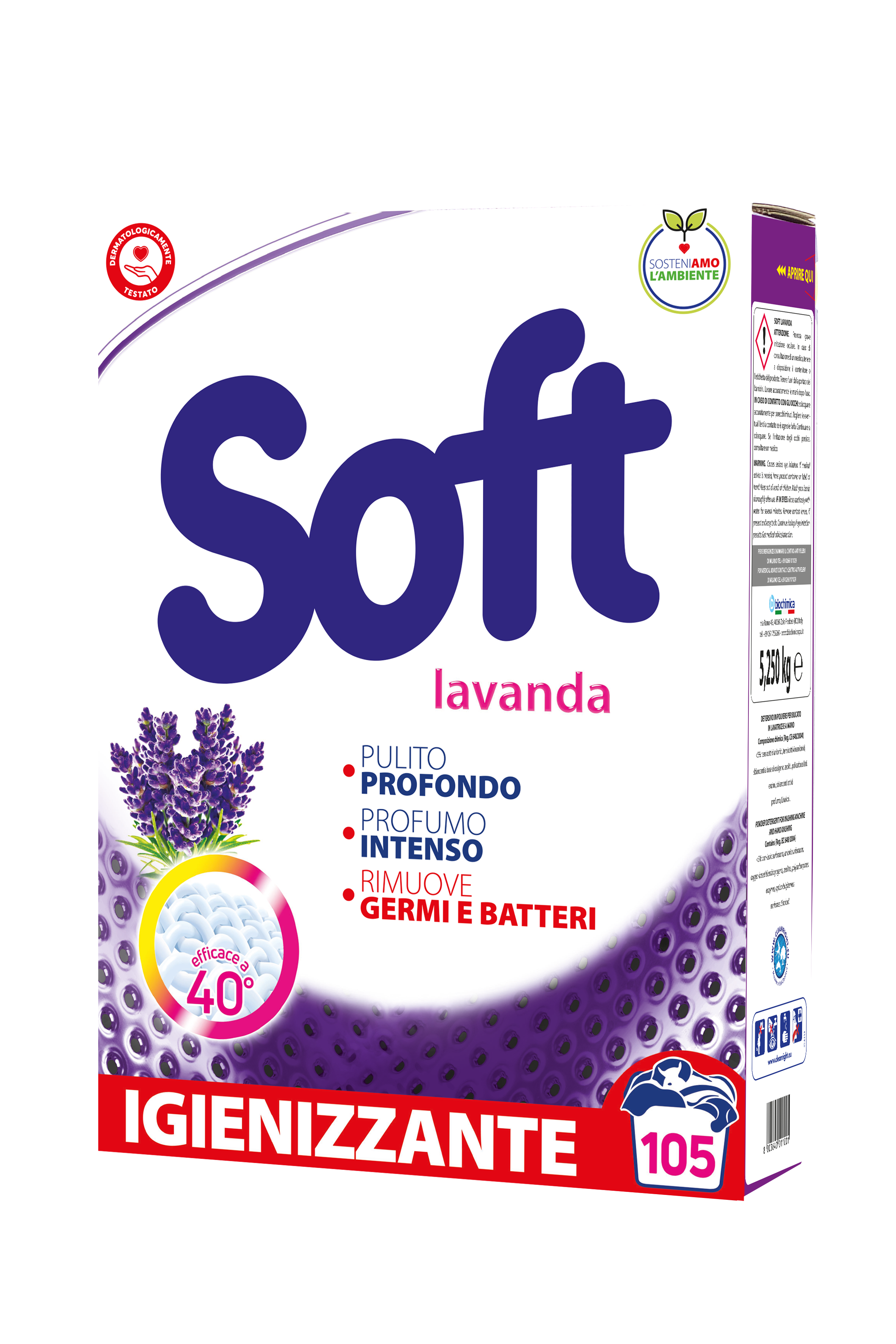 Стиральный порошок универсальный Soft Lavanda 5,25 кг