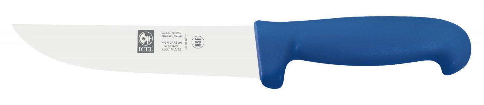 Нож для мяса Icel Poly 160 мм Синий (24600.9751000.160)