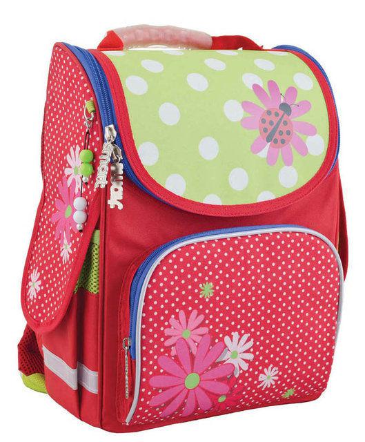 Рюкзак каркасный 1 вересня Ladybug 34x26x14 см 12 л Красный (553334)