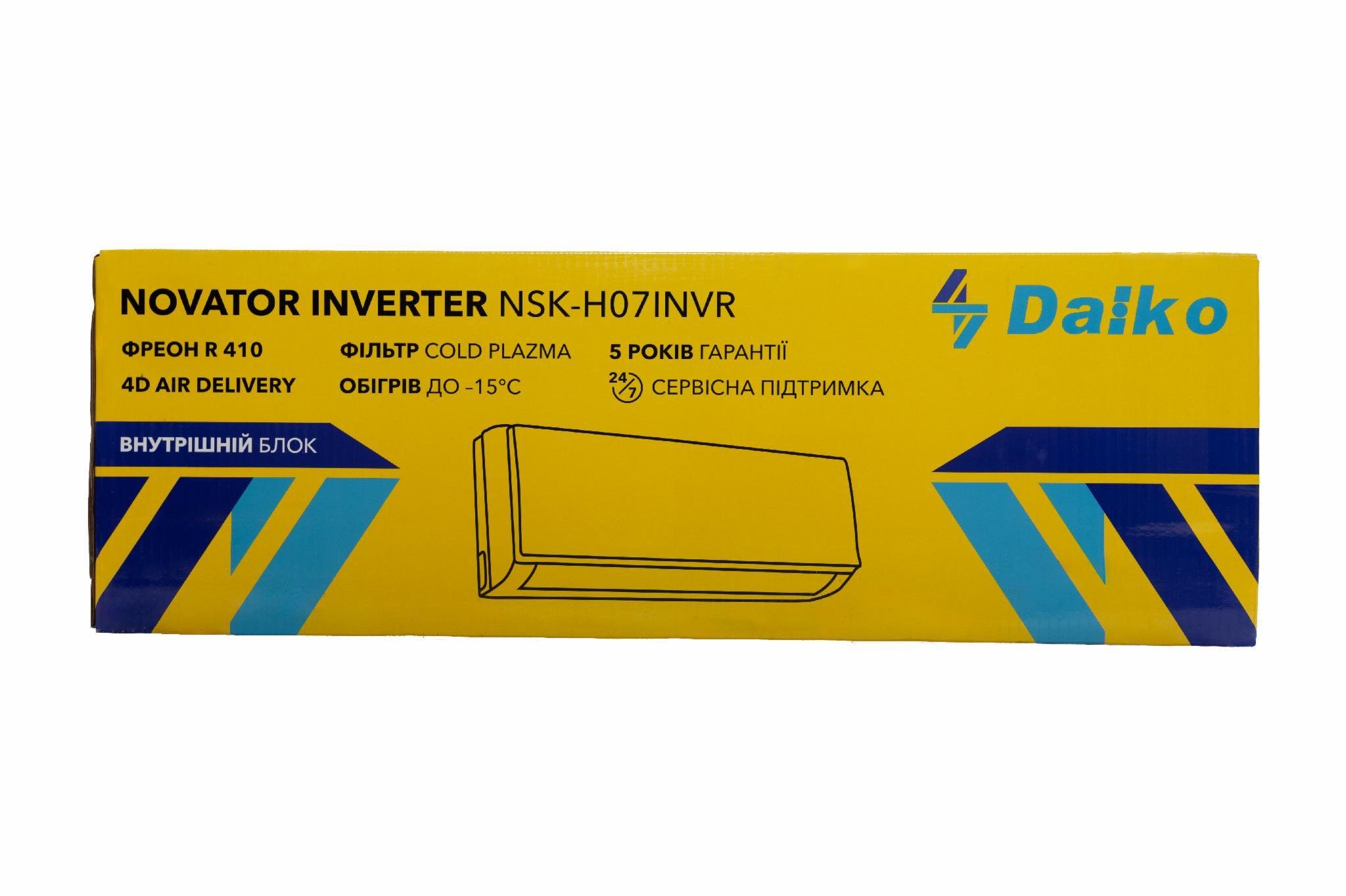 Кондиционер инверторный Daiko Novator Inverter NSK-H24NVR/NSK-H24INVR (27505127) - фото 7