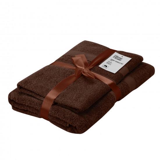 Набір рушників махрових Ardesto ART2359BR Splendid 2 шт. 50х90 см/70х140 см (2401906551)