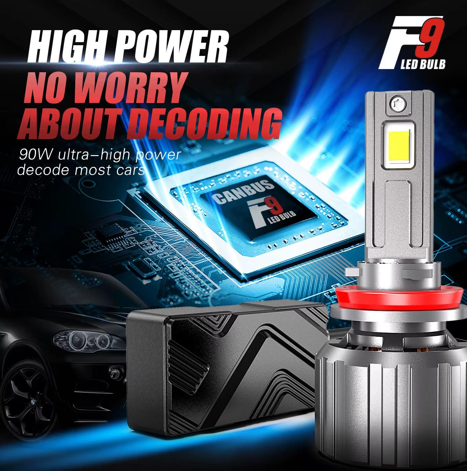 Лампы-LED Light power F9 серия 15000 Lm 90 Вт Н11 2 шт. (27450448) - фото 8 Лампы-LED Light power F9 серия 15000 Lm 90 Вт Н11 2 шт. (27450448) - фото 8