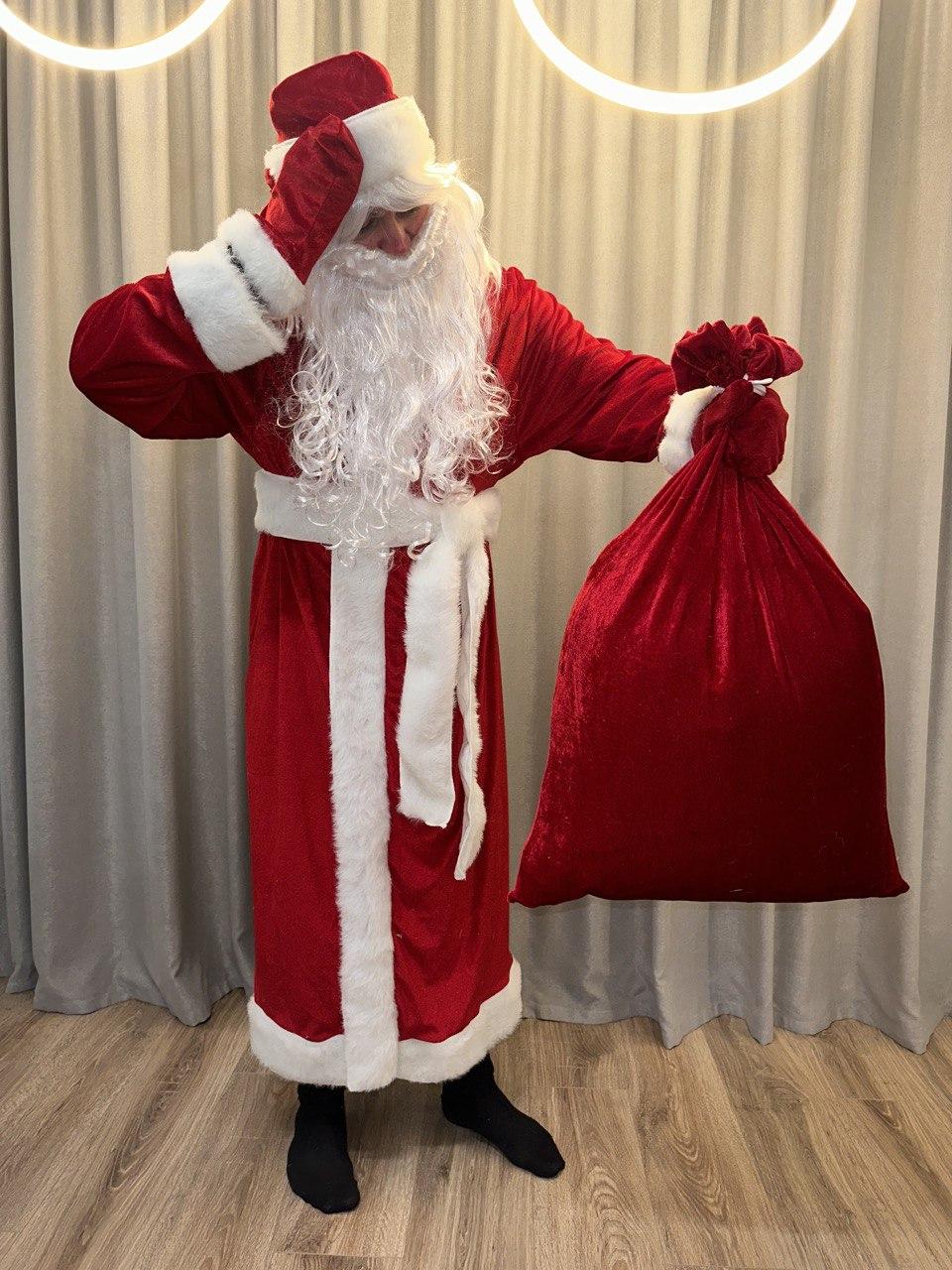 Костюм Санта-Клауса велюровый (санта1)