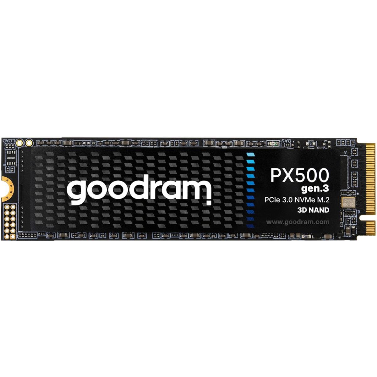 SSD-диск GoodRAM PX500 1 TB M.2 2280 PCIe Gen 3x4 NVMe 3D NAND Retail (SSDPR-PX500-01T-80-G3)