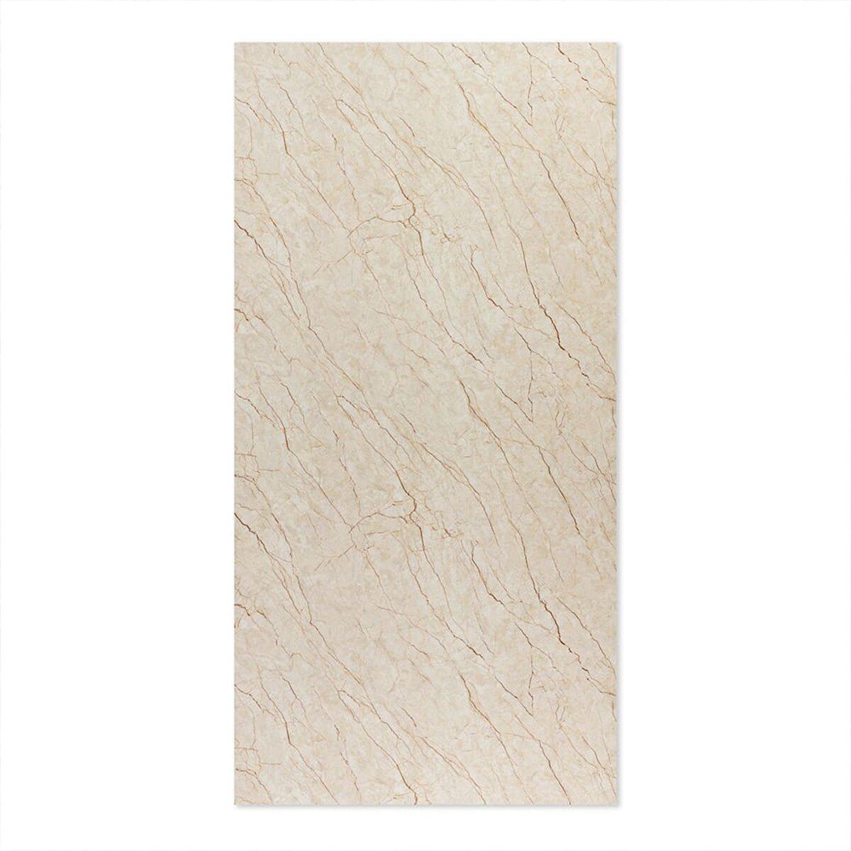 3D-панель Sticker Wall из ПВХ декоративная 1220х2440х3 мм Светло-бежевый мрамор (3DPanda-1408)