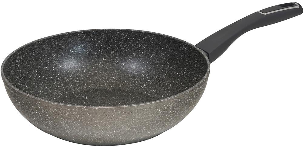 Сковорода-вок Bergner Mercury индукционная с мраморным покрытием 28x72 см