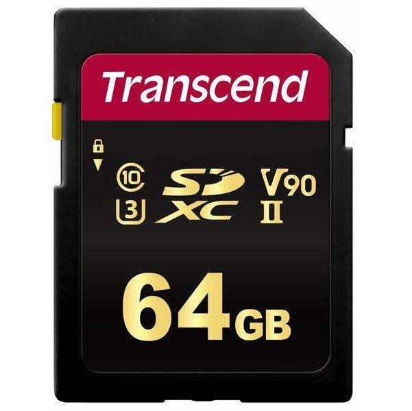 Карта памяти Transcend 700S C10 UHS-II U3 64 Гб (TS64GSDC700S)