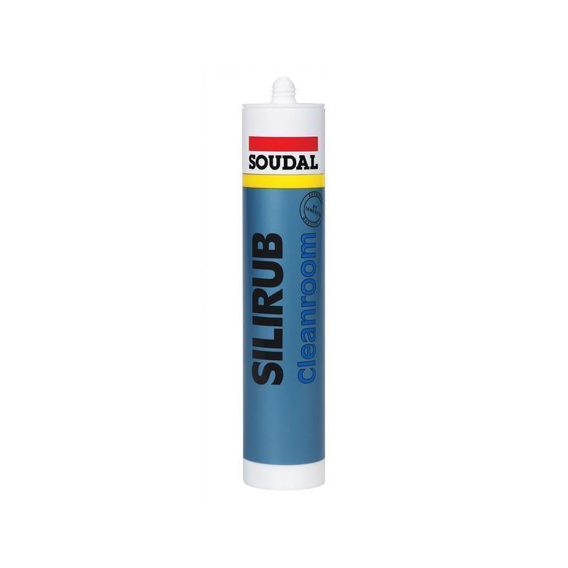 Герметик силиконовый SOUDAL SILIRUB cleanroom нейтральный 300 мл 3 шт. Белый (0000200000000033000)