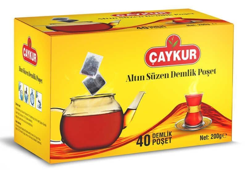 Чай турецький чорний CAYKUR Altın Demlik 40 пакетів 200 г (000306)