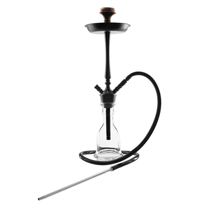 Кальян Kaya ELOX 30CМ Clear Alum Plug Black 2S