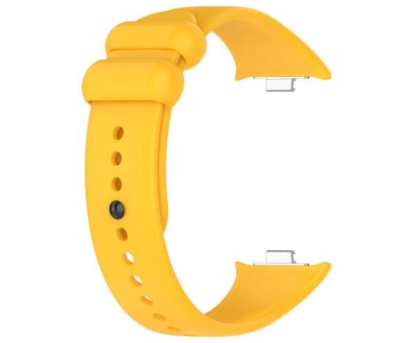 Ремешок Silicone для смарт-часов Xiaomi Smart Band 9 Pro Желтый