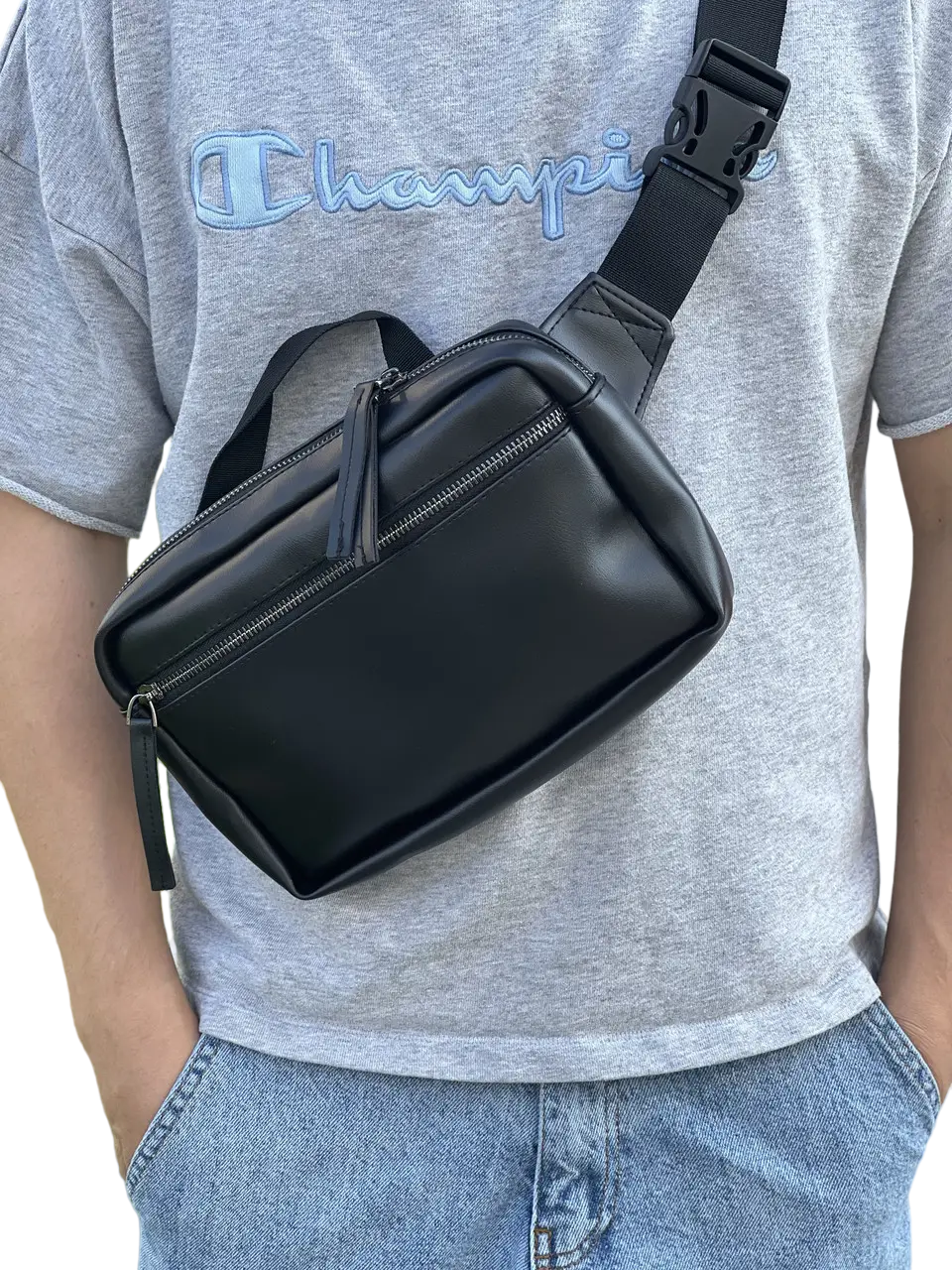 Сумка через плечо Tobeyou из глянцевой экокожи (398470932)