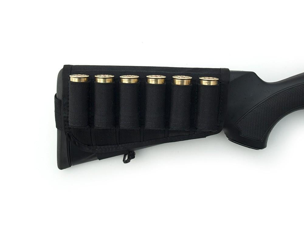 Патронташ на приклад 12 калібру модель 2 Чорний (sha3002-1)