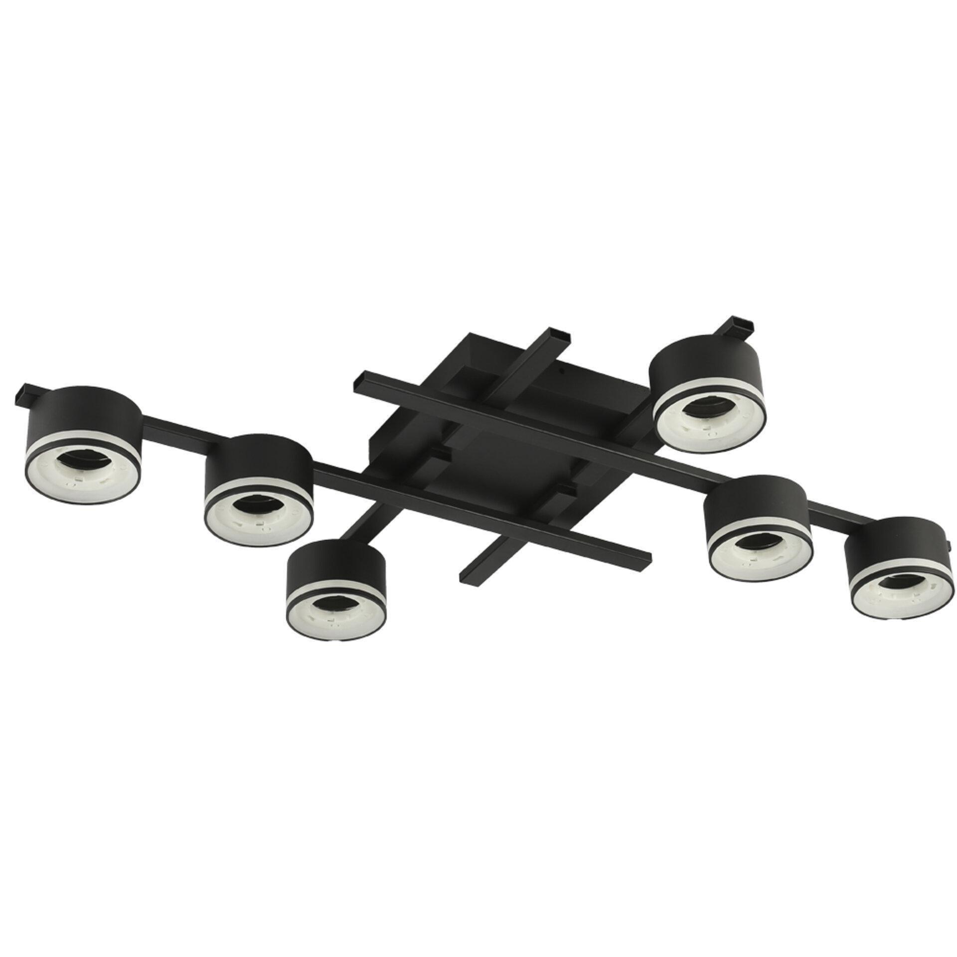 Люстра потолочная ETRON FlexLine 1-EFP-2216 GX53 6x15 Вт Черный (00000145828)