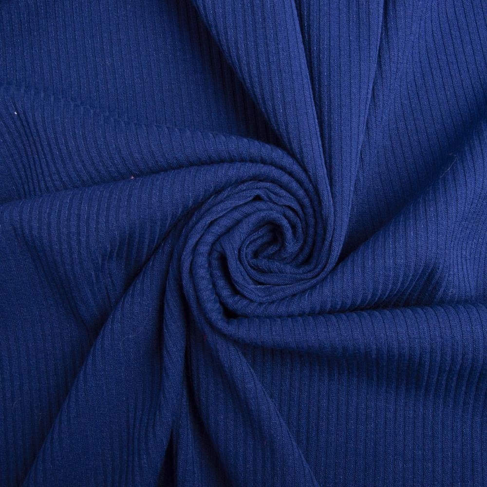 Ткань трикотаж вискоза Полоса 1179 Синий (20837)