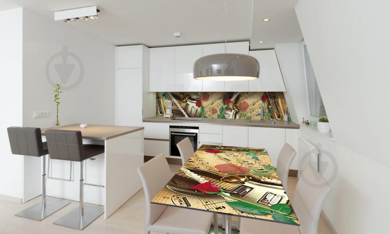 Наклейка виниловая на стол Zatarga «Музыка» 600х1200 мм Z180479st