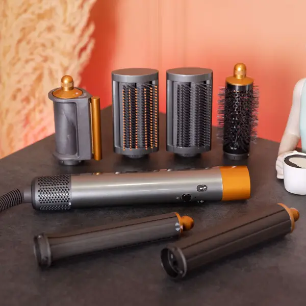 Мультистайлер для волосся Airwrap Complete Long з 6 насадками та датчиком контролю температури 1300 Вт Сірий (147-107-X9G) - фото 2
