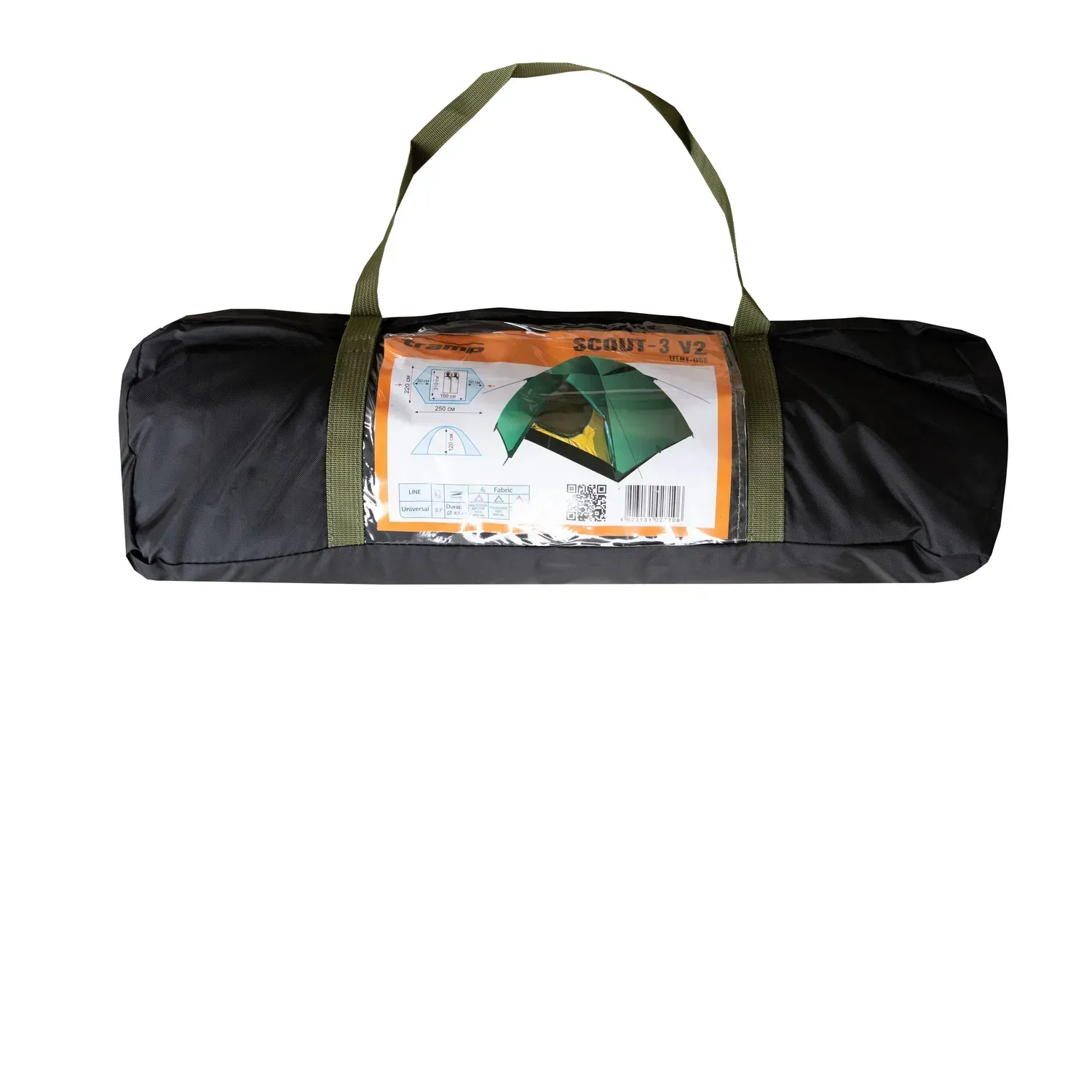 Палатка демисезонная трехместная универсальная Tramp Scout 3 v2 320х220х120 см (UTRT-056) - фото 13 Палатка демисезонная трехместная универсальная Tramp Scout 3 v2 320х220х120 см (UTRT-056) - фото 13