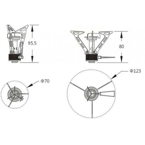 Газовая горелка Fire-Maple FMS-103 3200W (581172) - фото 6