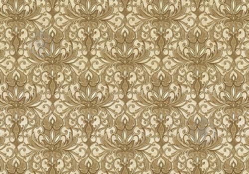 Обои Lanita виниловые на флизелиновой основе Ницца декор VIP 1-0895 бело-золотистый (1,06х10,05м.)