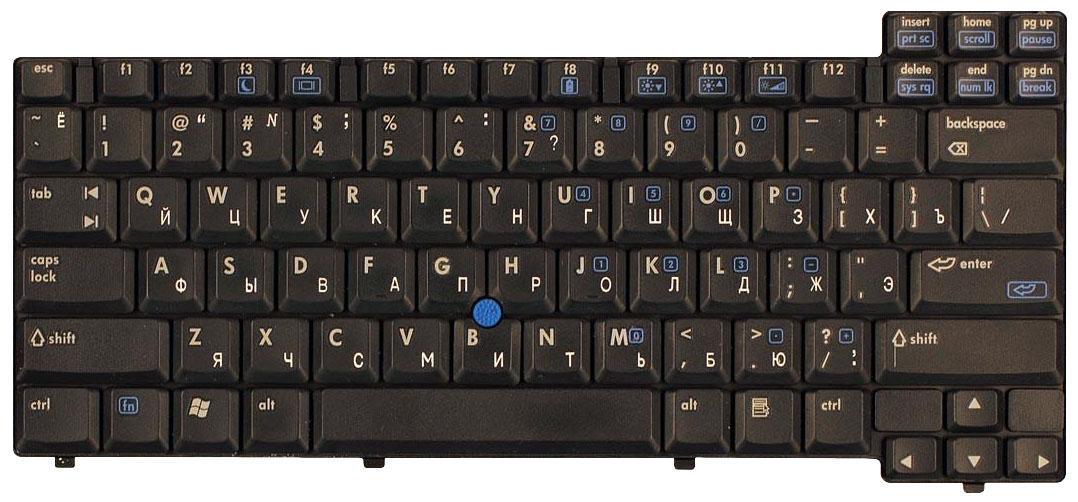 Клавиатура для ноутбука HP Compaq NC6320/NX6310/NX6315/NX6325/NC6310 Point Stick Black
