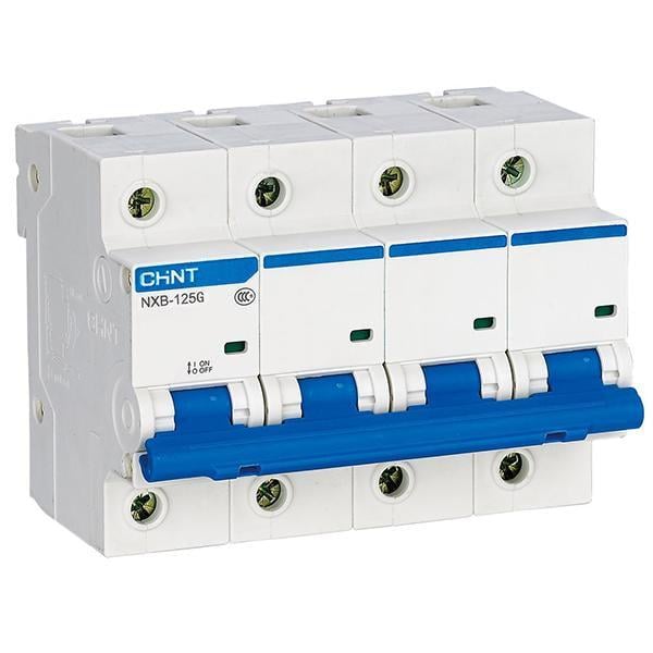 Автоматический выключатель CHINT NXB-125 4P 100A 10кА C (816149)