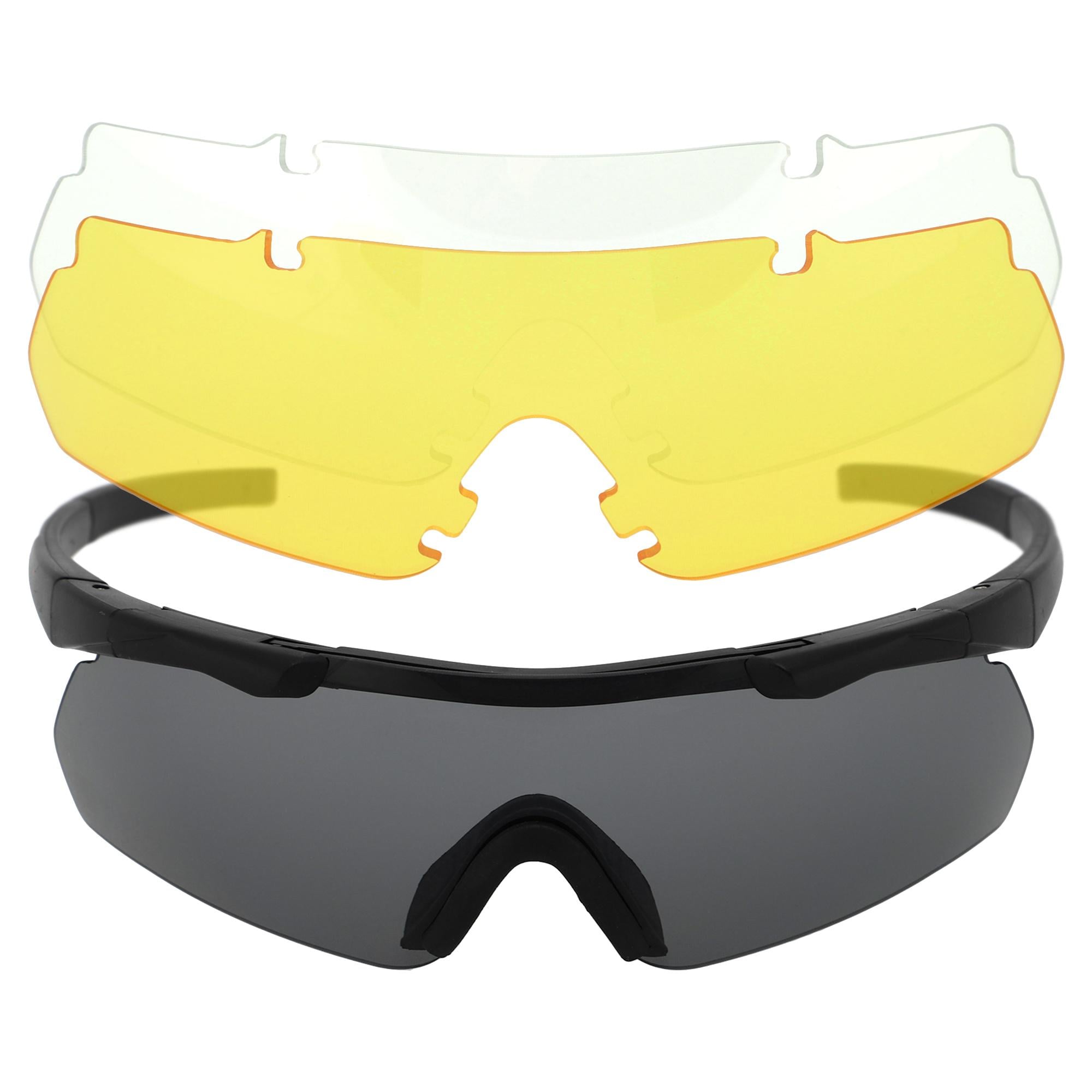 Очки спортивные солнцезащитные Sposune Черная/Серый (JY-035)