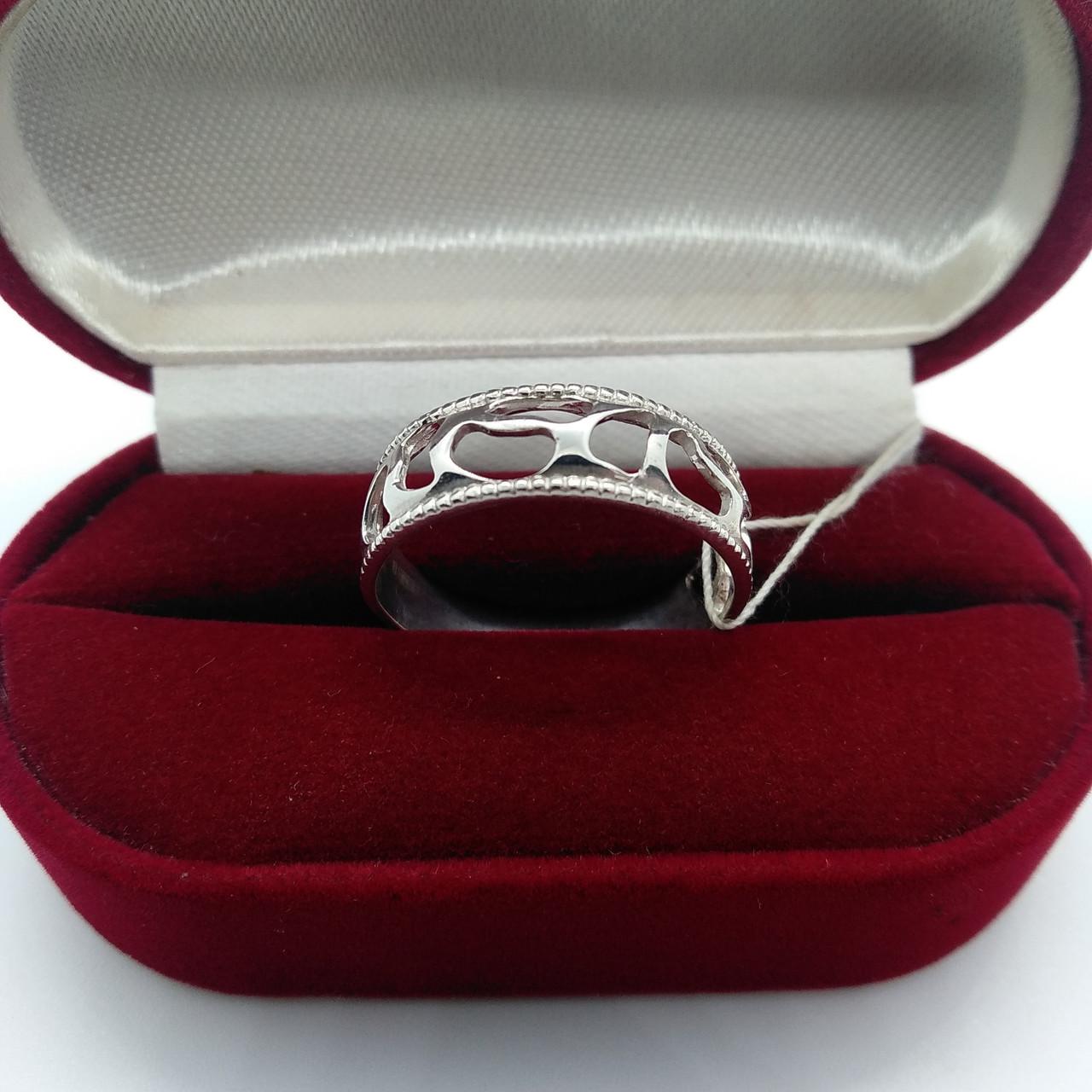 Кольцо серебро родий 925° 3,00 г р. 21,5 (1627878025)