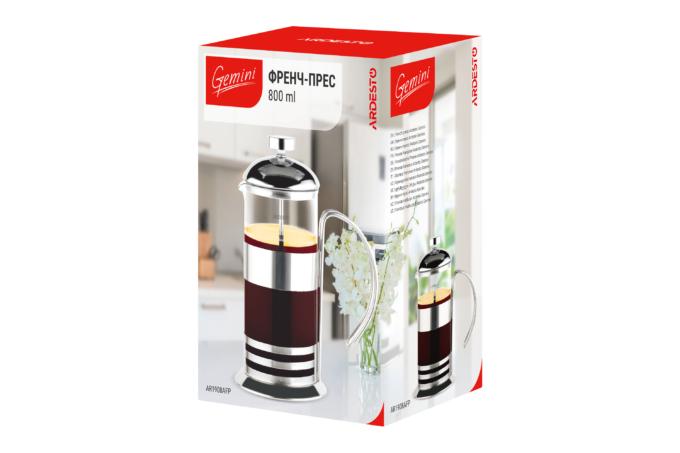 Френч-прес ARDESTO Gemini Asti AR1908AFP - фото 3 Френч-прес ARDESTO Gemini Asti AR1908AFP - фото 3