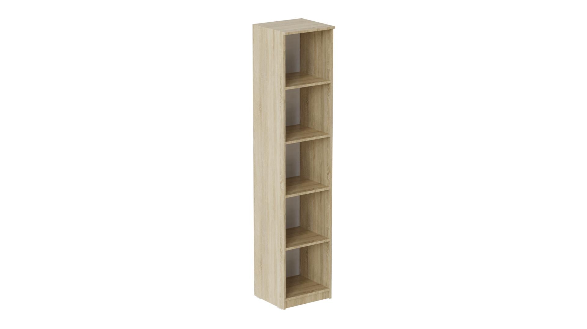 Пенал Ferrum-decor Анжело на 5 полок ДСП 16 мм 1900x400x380 мм Дуб Сонома (FRD-104902)