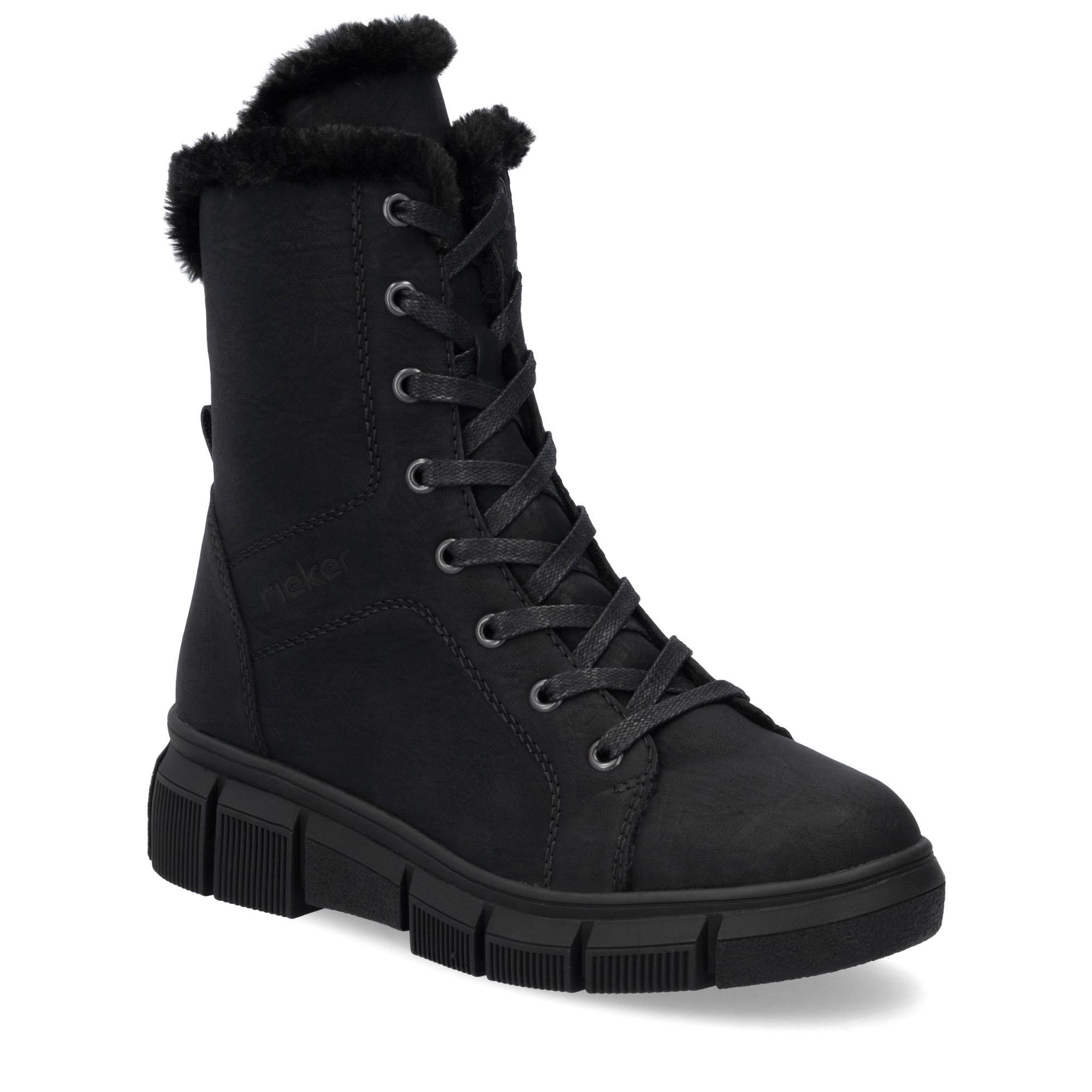 Ботинки женские зимние RIEKER повседневные р. 39 Черный (013824-39)