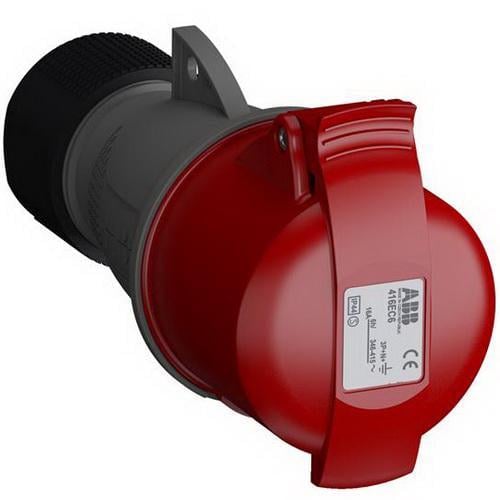 Розетка трифазна ABB Amphenol 16А/4 316EC6 3P+N (2CMA102012R1000)