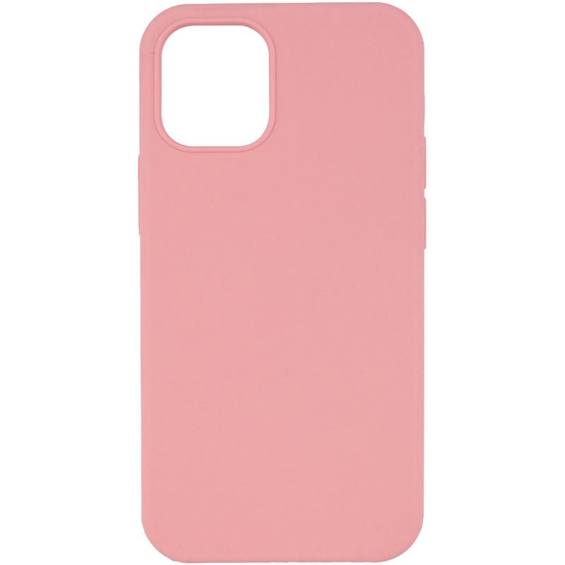Противоударный Чехол Silicone Case Full Protective (AA) NO LOGO для Apple iPhone 12 Pro / 12 (6.1") Розовый/Pink