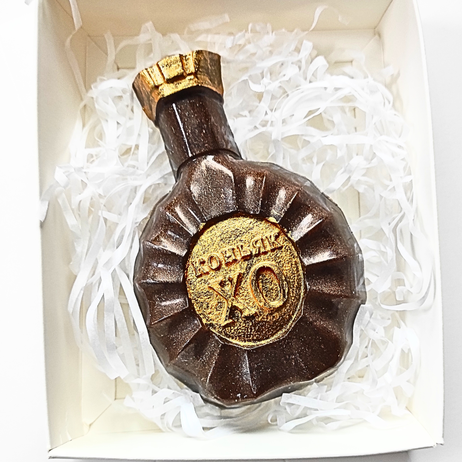 Мыло ручной работы мужское Коньяк ароматное 90 г (00335SM)