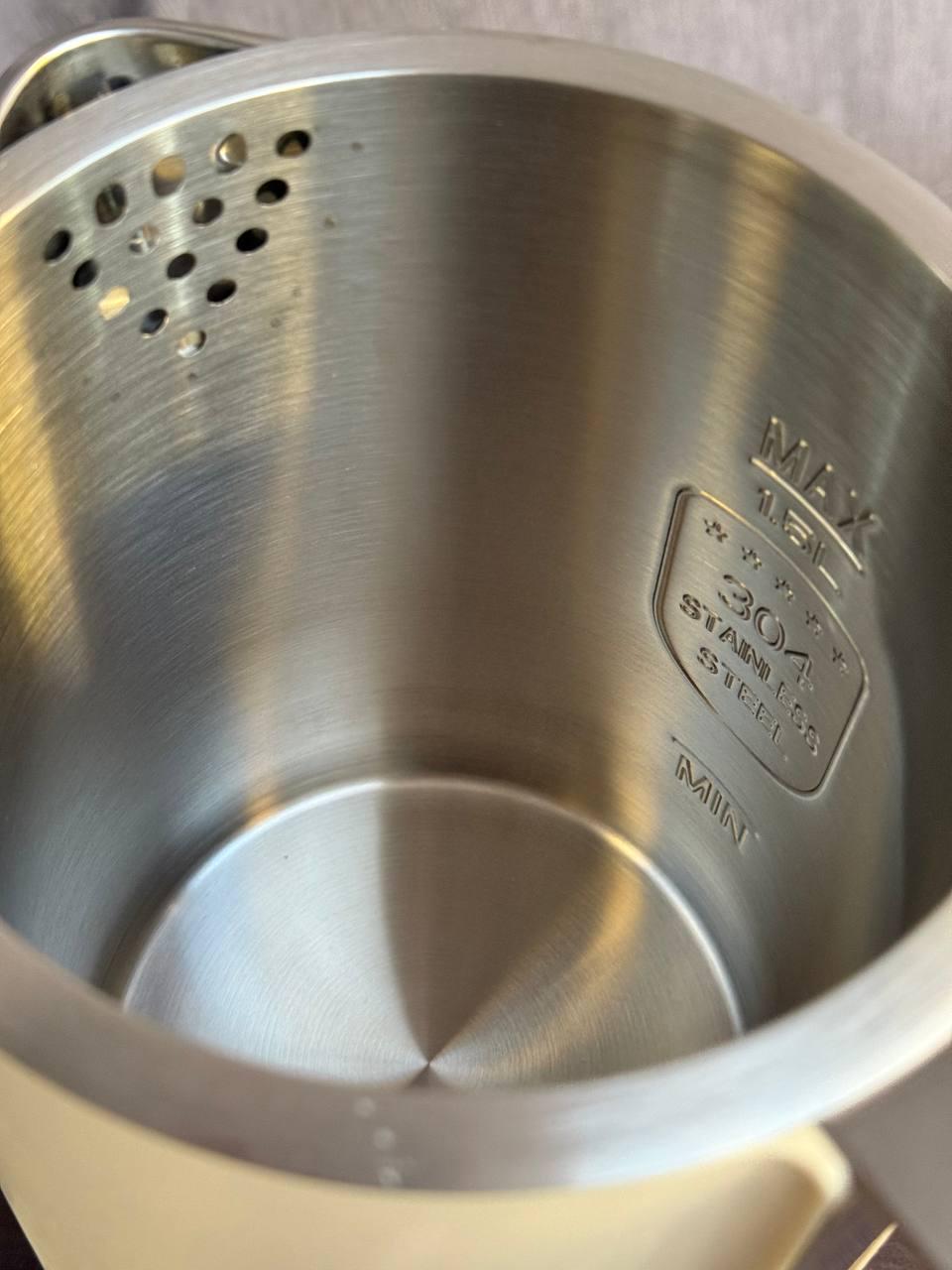 Електрочайник Magio MG-516 термостійкий 1500 Вт 1,5 л Світло-жовтий (MG-516) - фото 6 Електрочайник Magio MG-516 термостійкий 1500 Вт 1,5 л Світло-жовтий (MG-516) - фото 6