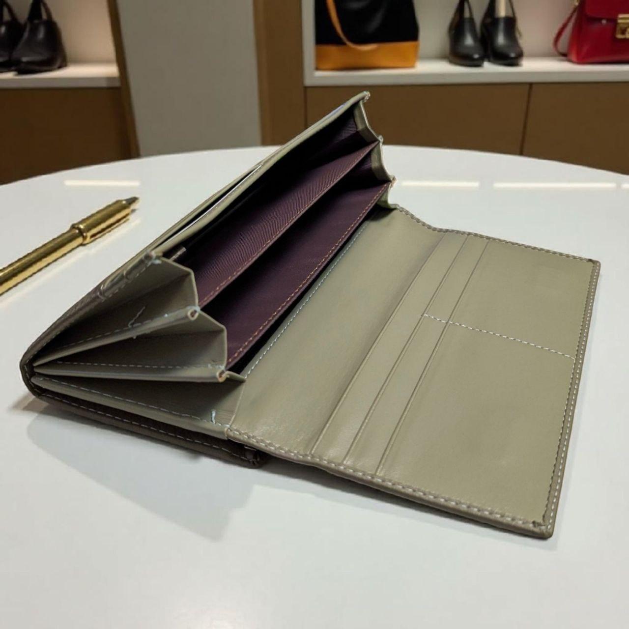 Гаманець жіночий на магніті із зовнішньою клямкою для дрібниці Saralyn 19х9,5 см Сірий (С-6263-10) - фото 4 Гаманець жіночий на магніті із зовнішньою клямкою для дрібниці Saralyn 19х9,5 см Сірий (С-6263-10) - фото 4