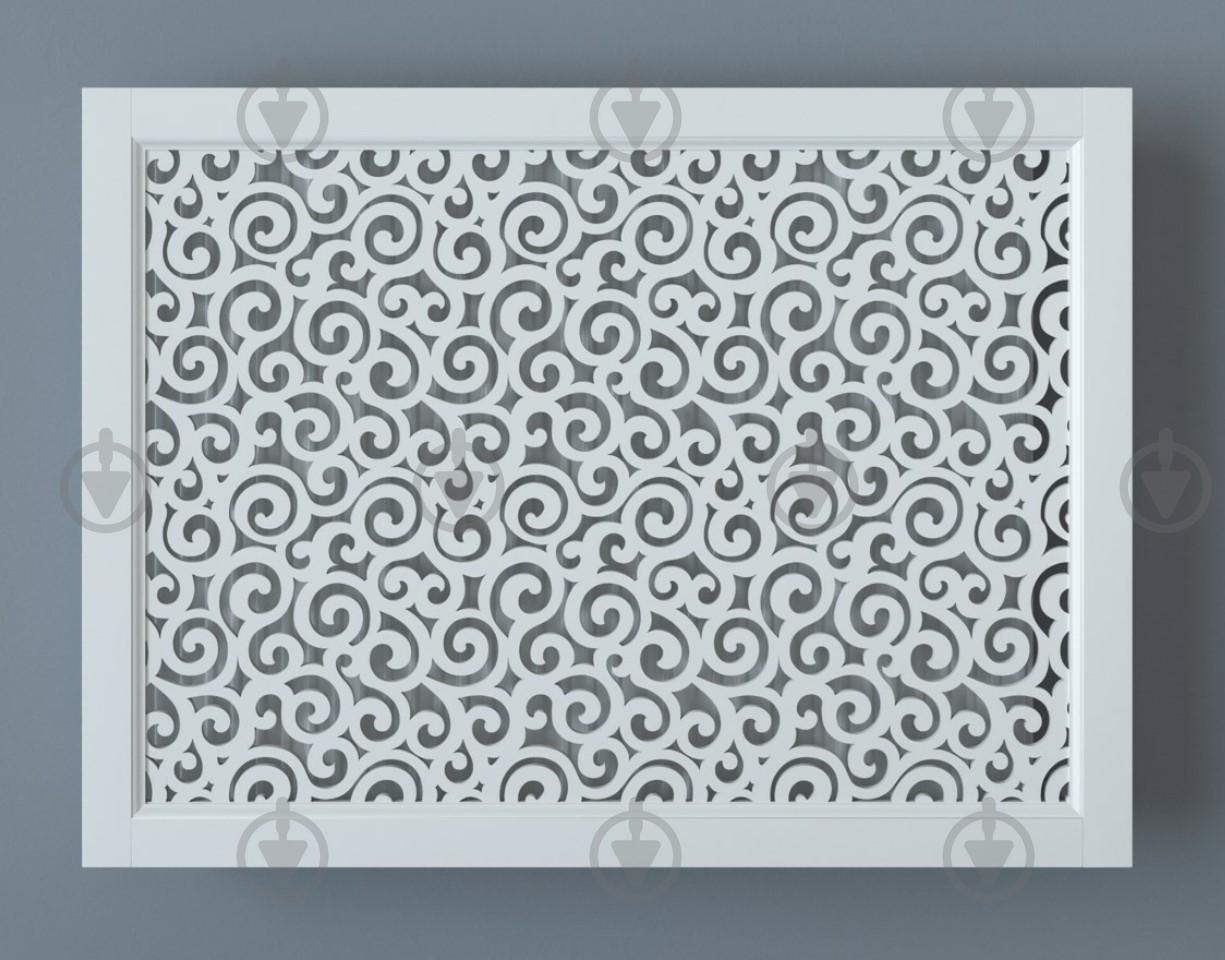 Экран-решетка декоративная на батарею отопления R70-F100 Белый (R70-F100) - фото 2 Экран-решетка декоративная на батарею отопления R70-F100 Белый (R70-F100) - фото 2