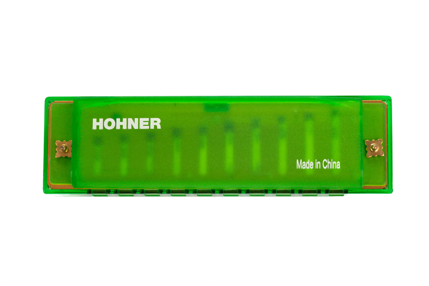 Губная гармошка Hohner Beginner Translucent Harp M5253 C-major Green (128109) - фото 2